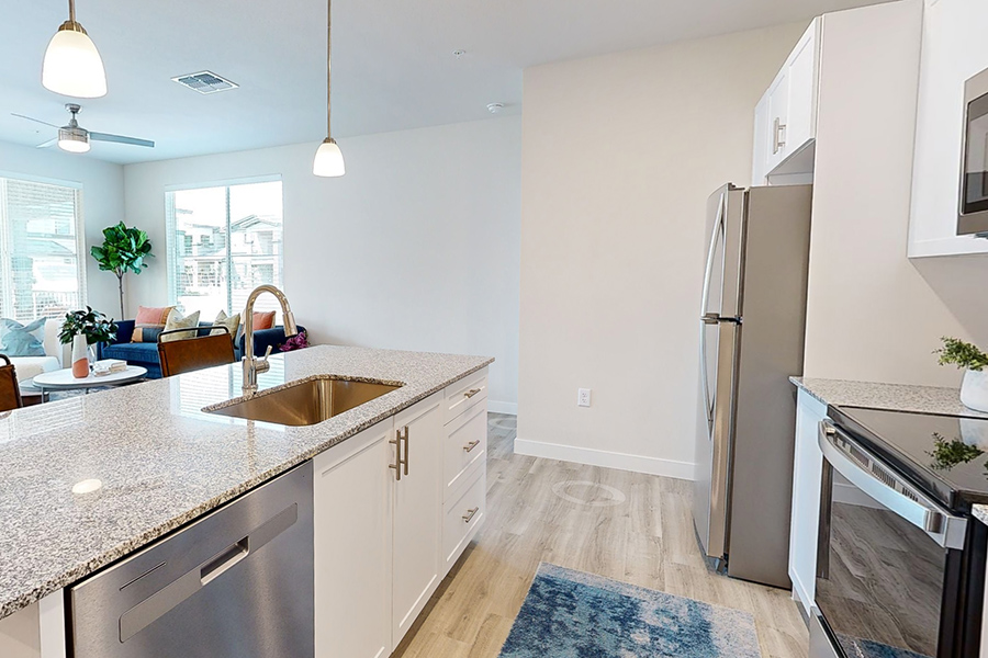 Model unit 2 bedroom apartment.